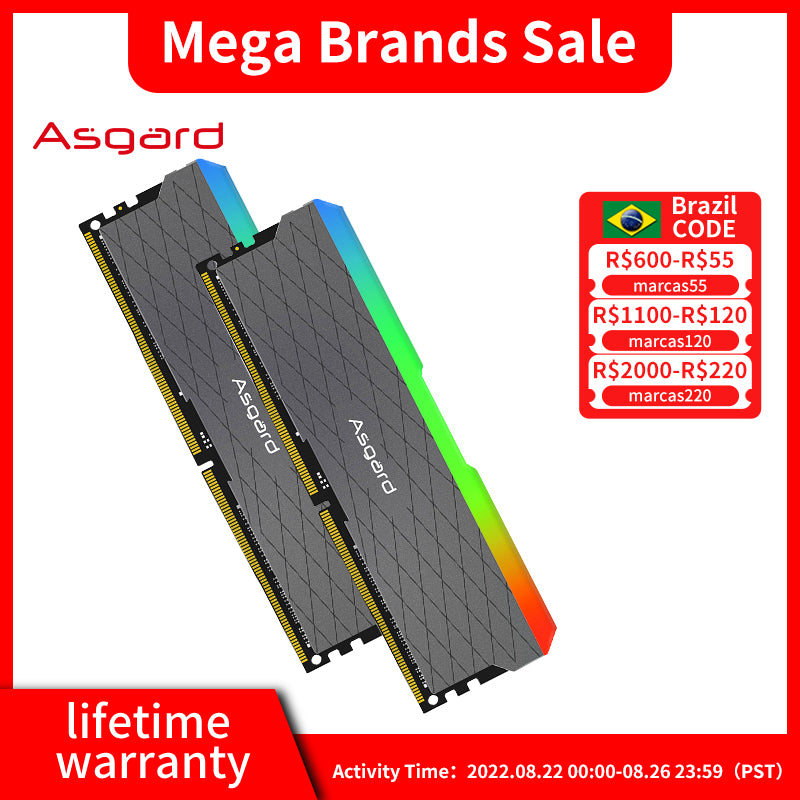 Asgard Loki w2 RGB RAM 8GBx2 16gb 32gb 3200MHz PC4