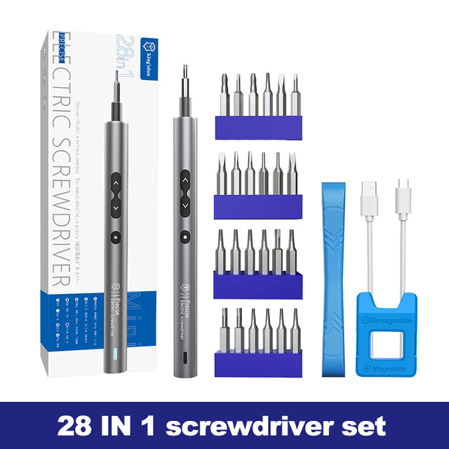Electric Screwdriver 62/28/120pcs IN 1 Screwdriver Set Large Capacity Power Screwdriver Multi-accessory Precision Power Tools