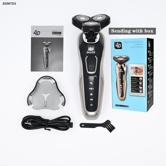 High Quality Electric Shaver Waterproof Fast Charging Men's Shaver Rechargeable Electric Razor Beard Trimmer Shaving Machine