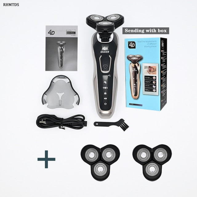 High Quality Electric Shaver Waterproof Fast Charging Men's Shaver Rechargeable Electric Razor Beard Trimmer Shaving Machine