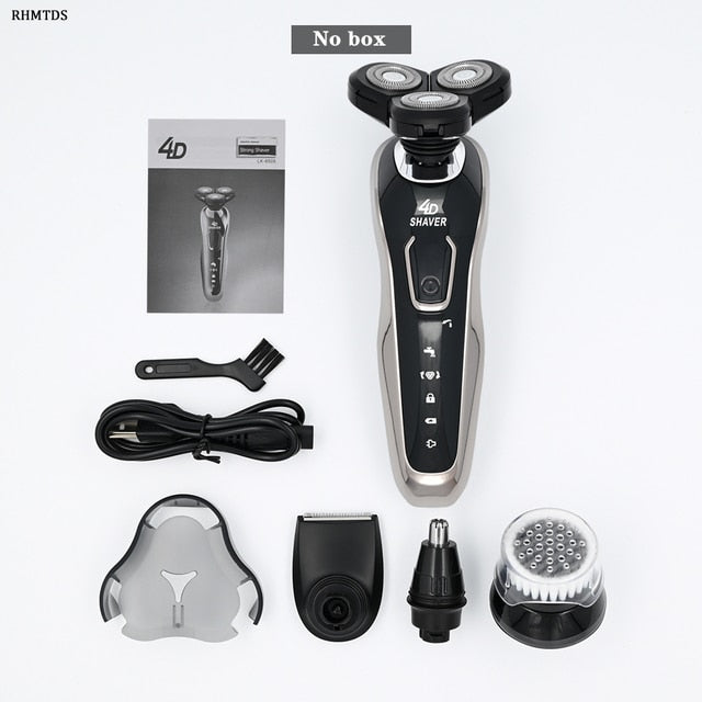 High Quality Electric Shaver Waterproof Fast Charging Men's Shaver Rechargeable Electric Razor Beard Trimmer Shaving Machine
