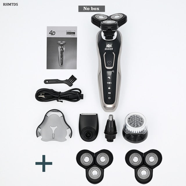 High Quality Electric Shaver Waterproof Fast Charging Men's Shaver Rechargeable Electric Razor Beard Trimmer Shaving Machine