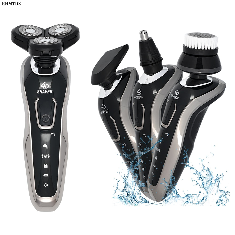 High Quality Electric Shaver Waterproof Fast Charging Men's Shaver Rechargeable Electric Razor Beard Trimmer Shaving Machine