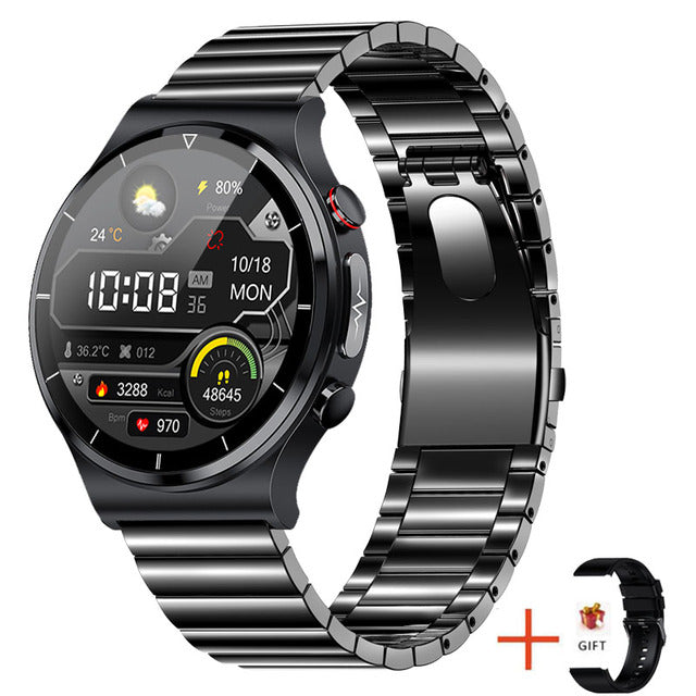 2022 New ECG+PPG Smart Watch Men Blood Pressure Heart Rate Watches IP68 Waterproof Fitness Tracker Smartwatch For Huawei Xiaomi