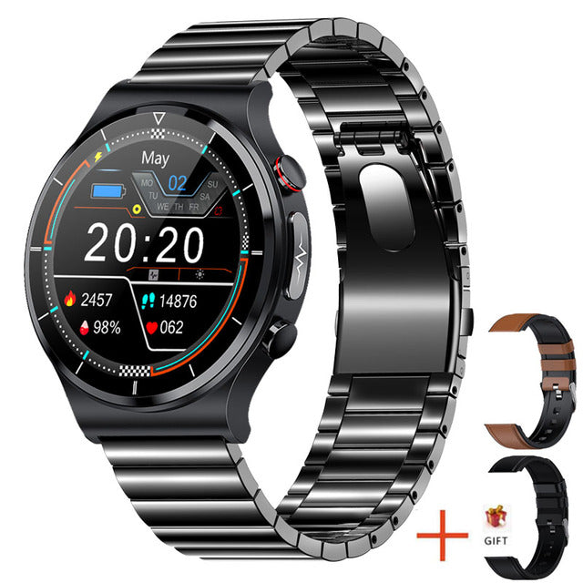 2022 New ECG+PPG Smart Watch Men Blood Pressure Heart Rate Watches IP68 Waterproof Fitness Tracker Smartwatch For Huawei Xiaomi