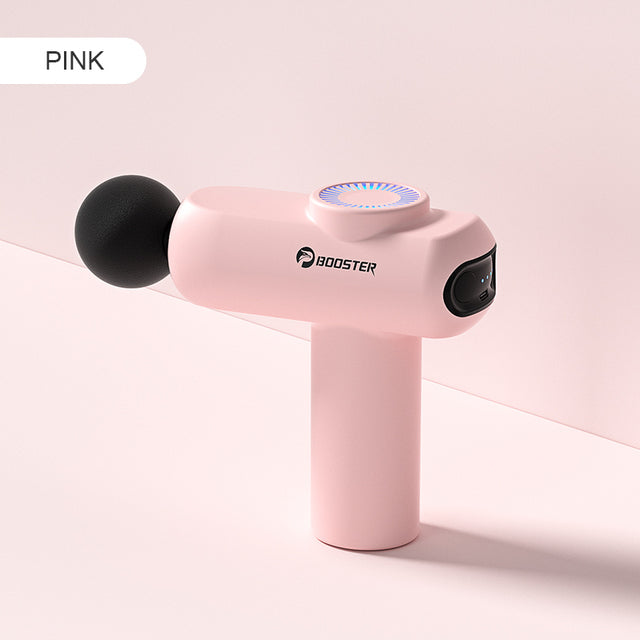 Booster Muscle Massage Gun MINI Massager Fascia Gun Back Massager Small Vibrator Muscle Relaxant Fitness Body Pain Relief