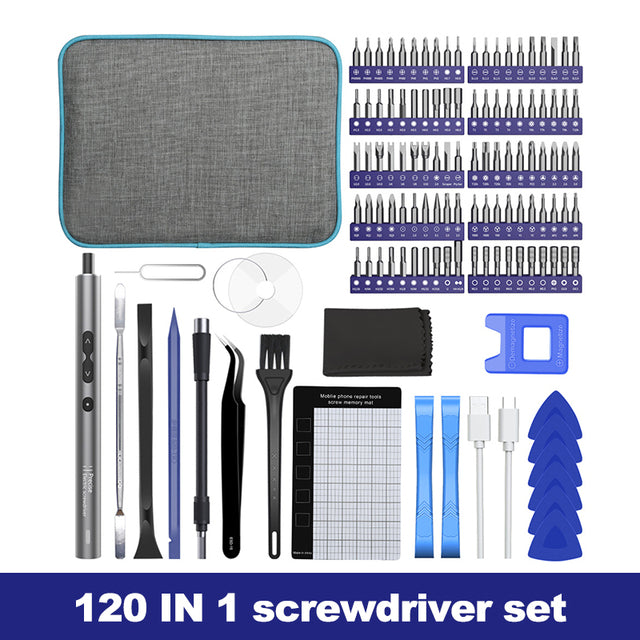 Electric Screwdriver 62/28/120pcs IN 1 Screwdriver Set Large Capacity Power Screwdriver Multi-accessory Precision Power Tools