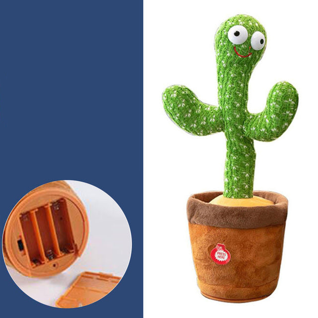 Lovely Talking Toy Dancing Cactus Doll Speak Talk Sound Record Repeat Toy Kawaii Cactus Toys Children Kids Education Toy Gift